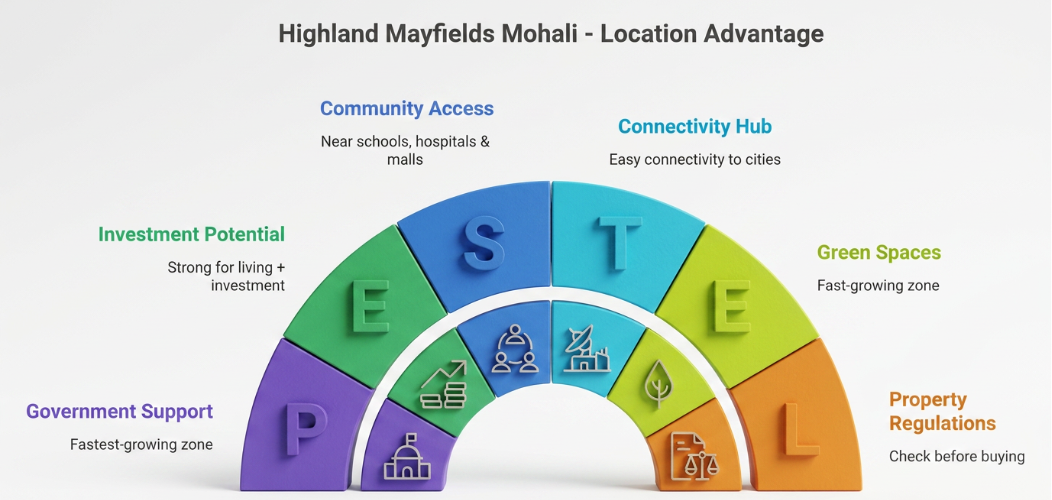 Highland Mayfields Mohali Location Advantage